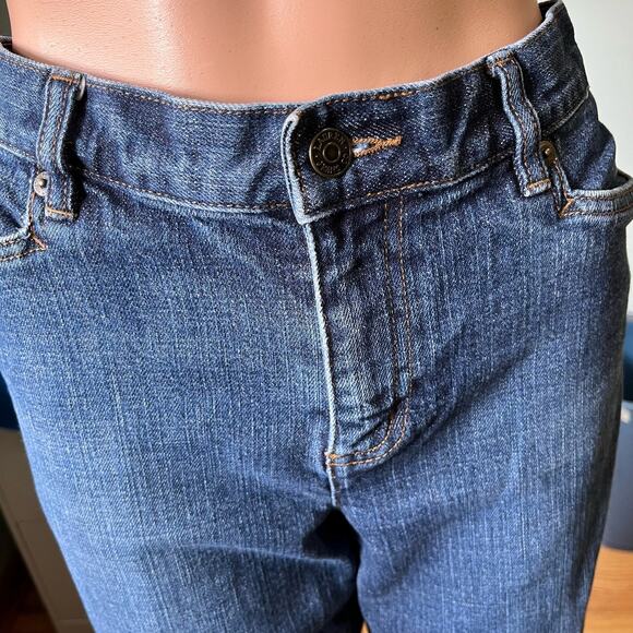 Lauren Jeans Co. Classic Midcalf Capri Jeans 10 Western Outdoors - Picture 2 of 6